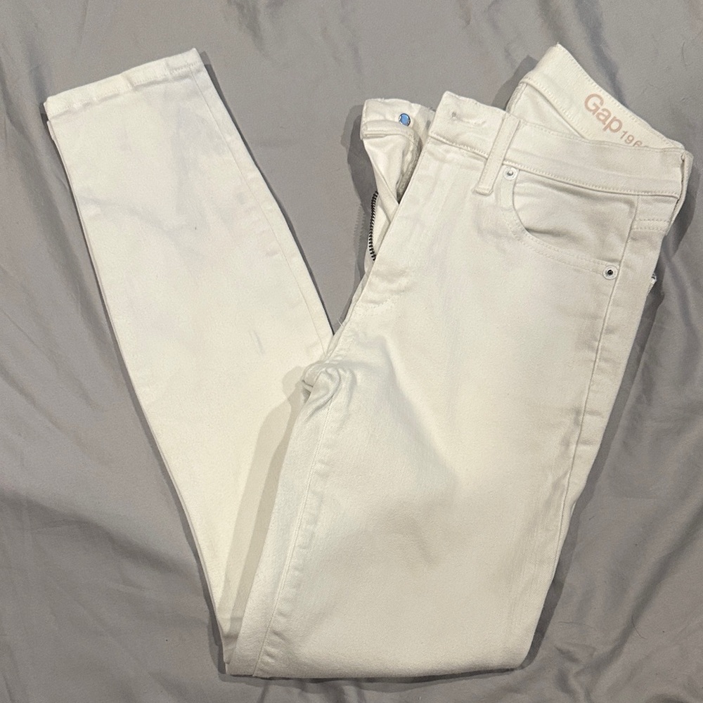 GAP Women's Bright White Skinny Jeans